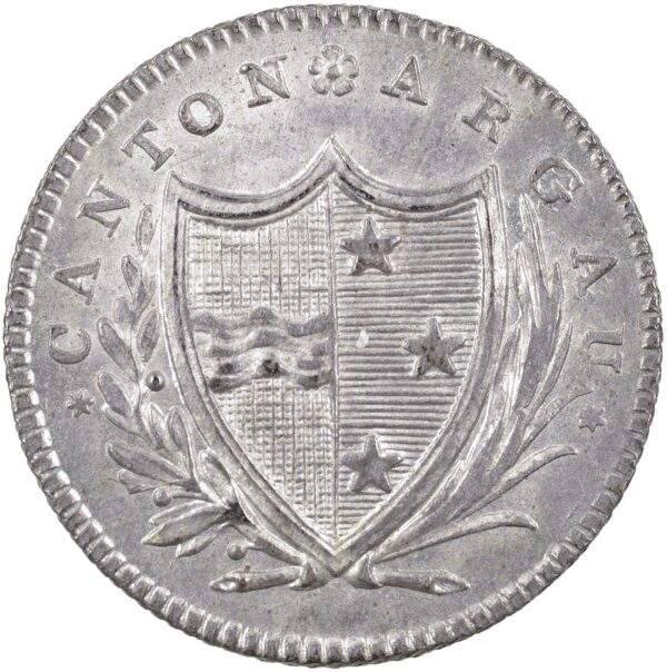 1035_1 Aargau, 5 Batzen, 1815, unz
