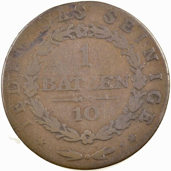 Appenzell Ausserhoden, 1 Batzen, 1808, ss