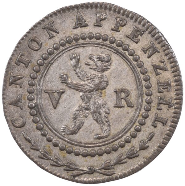 1080_1 Appenzell Ausserhoden, 1 Kreuzer, 1813, unz/stgl