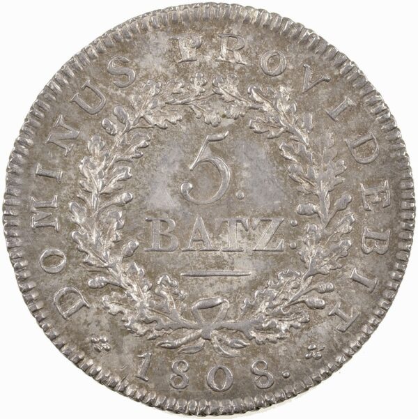 Bern, 5 Batzen, 1808, unz/stgl