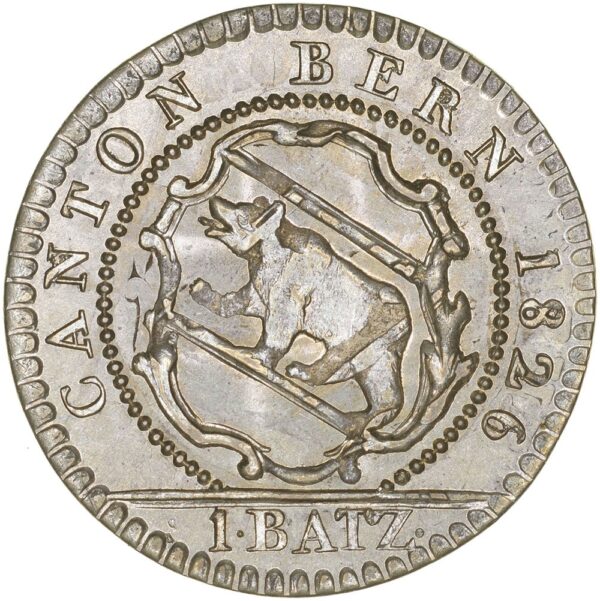 1236_1 Bern, 1 Batzen, 1826, stgl