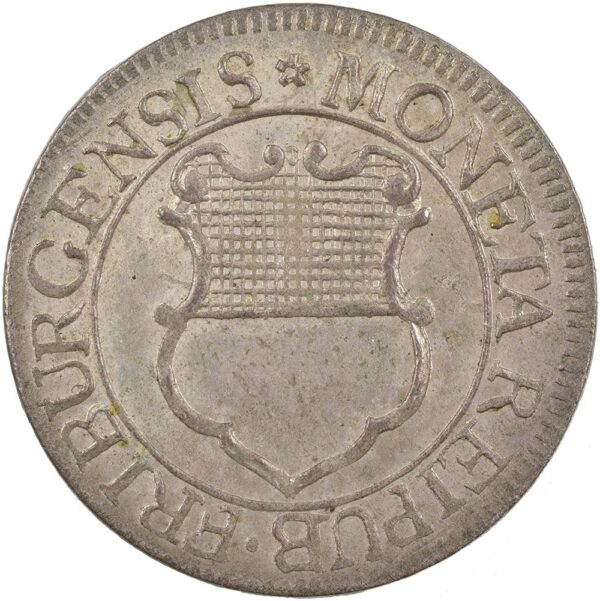1255_1 Freiburg, 1/2 Batzen, 1788, unz