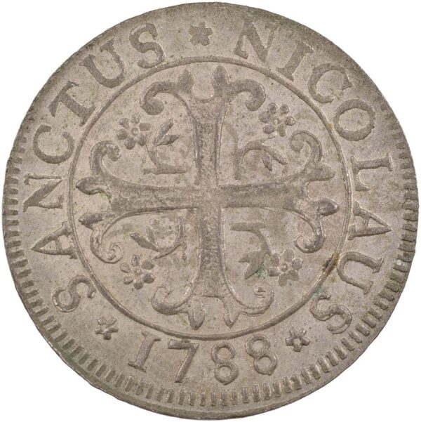 Freiburg, 1/2 Batzen, 1788, unz