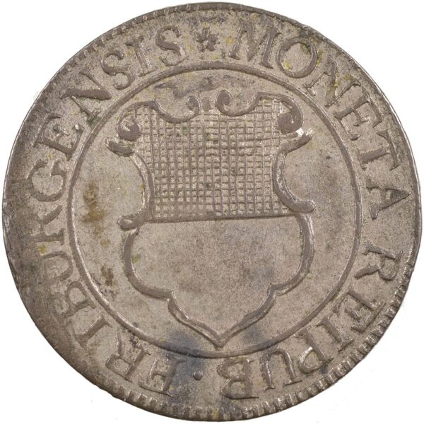 Freiburg, 1/2 Batzen, 1789, vz-unz