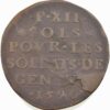 Genéve, 12 Sols, 1590, ss
