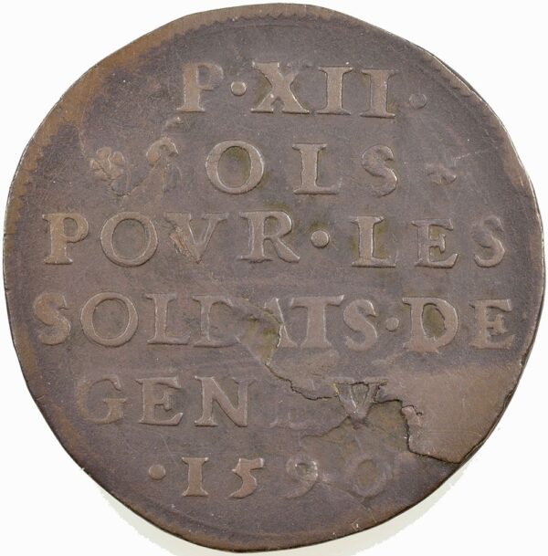 Genéve, 12 Sols, 1590, ss