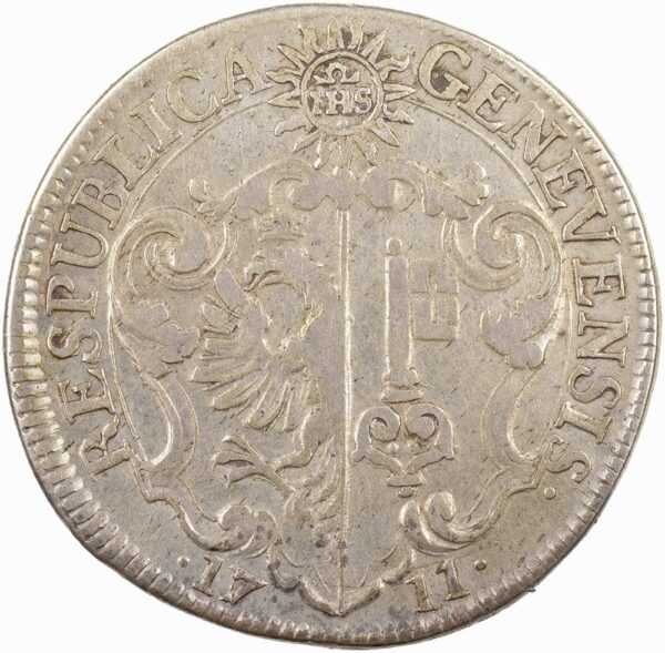 1283_1 Genéve, 21 Sols, 1711, ss-vz