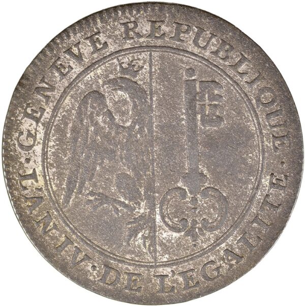 1288_1 Genéve, 3 Sols, 1795, ss-vz