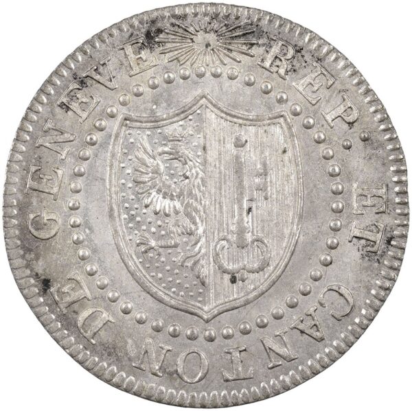 1304_1 Genéve, 1 Sol 6 Deniers, 1817, stgl