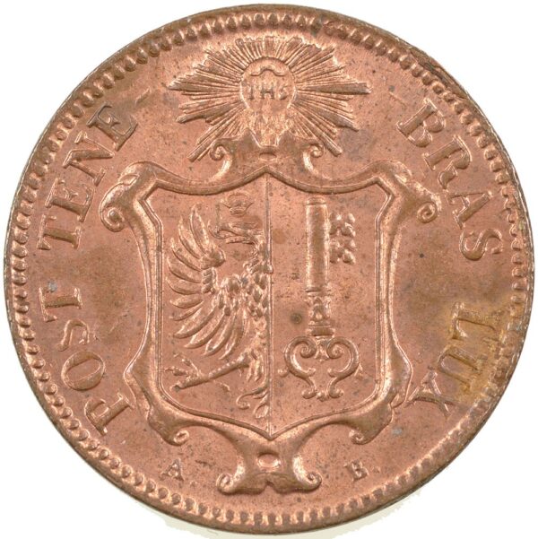 1311_1 Genéve, 1 Centime, 1847, unz/stgl