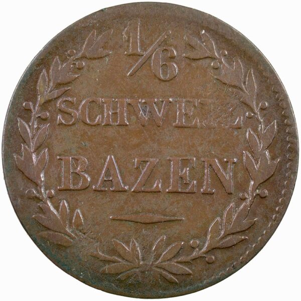 Graubünden, 1/6 Batzen, 1842, ss-vz