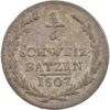 Graubünden, 1/6 Batzen, 1807, unz/stgl