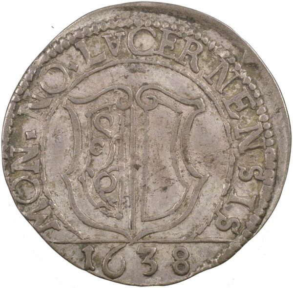 1360_1 Luzern, 1 Batzen, 1638, vz