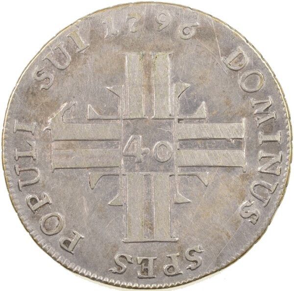 Luzern, 40 Kreuzer, 1796, vz
