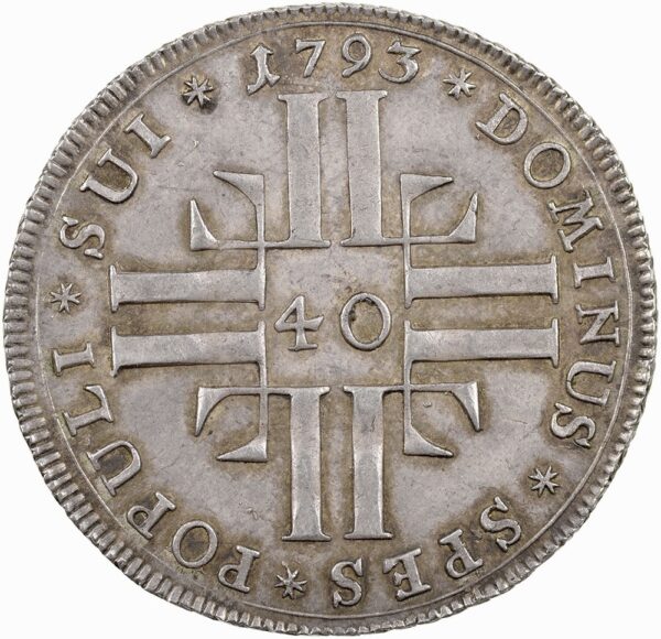Luzern, 40 Kreuzer, 1793, unz
