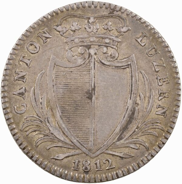 Luzern, 10 Batzen, 1812, unz/stgl