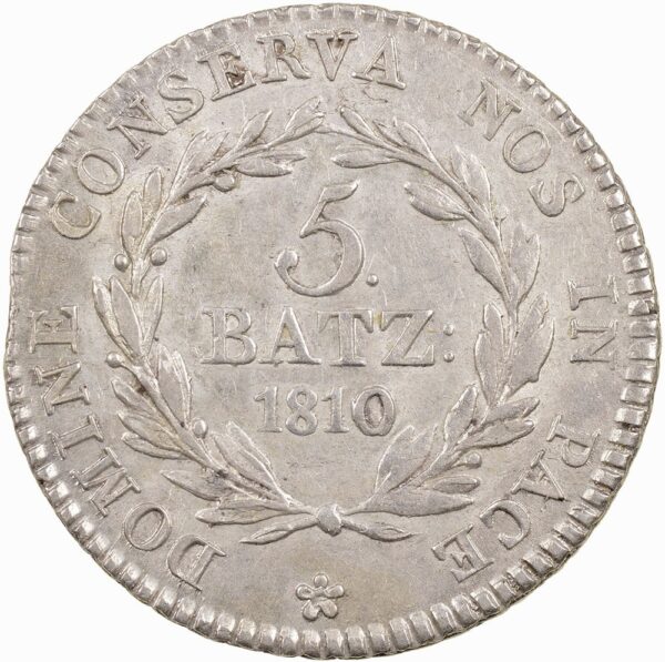 Luzern, 5 Batzen, 1810, unz-