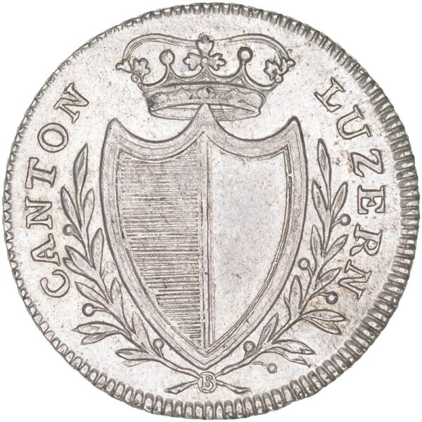 1388_1 Luzern, 5 Batzen, 1813, unz-