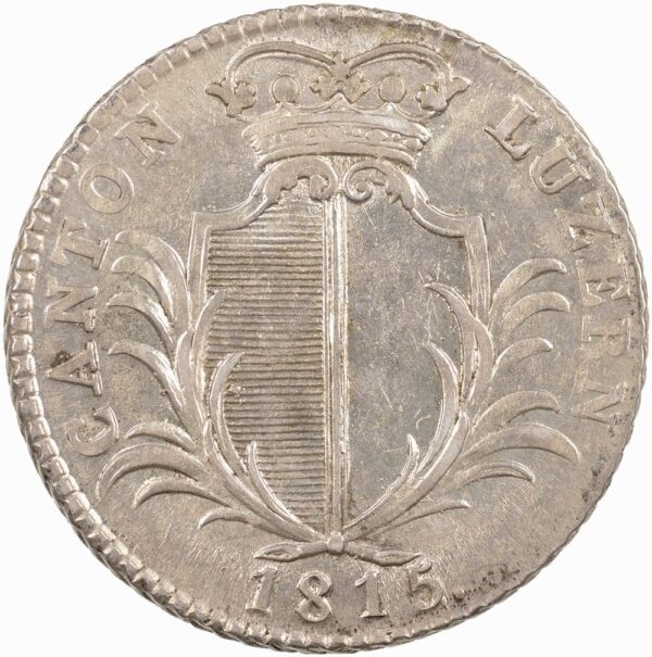 1389_1 Luzern, 5 Batzen, 1815, unz/stgl