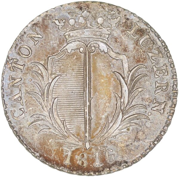 1391_1 Luzern, 5 Batzen, 1816, unz/stgl