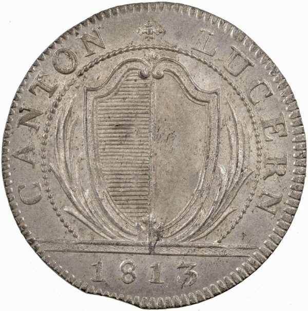 1396_1 Luzern, 1 Batzen, 1813, unz/stgl