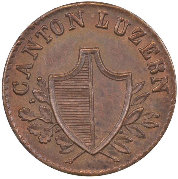 1403_1 Luzern, 1 Rappen, 1844, unz