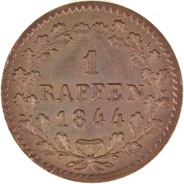 Luzern, 1 Rappen, 1844, unz