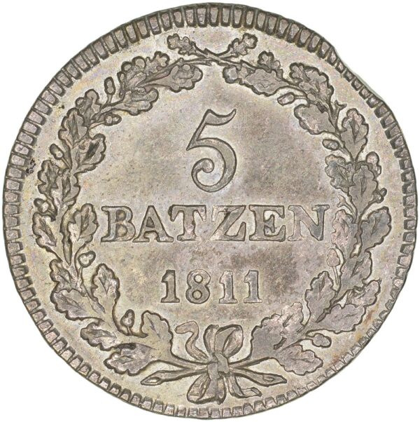 Nidwalden, 5 Batzen, 1811, vz-unz