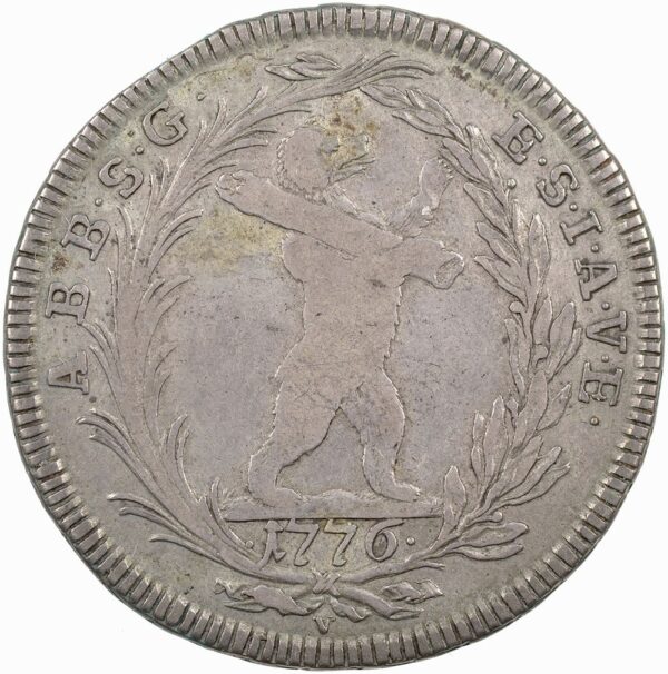 1438_1 St. Gallen/Abtei, 1/2 Taler, 1776, ss-vz