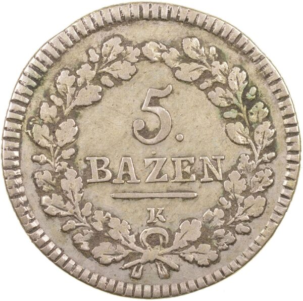 St. Gallen, 5 Batzen, 1810, ss