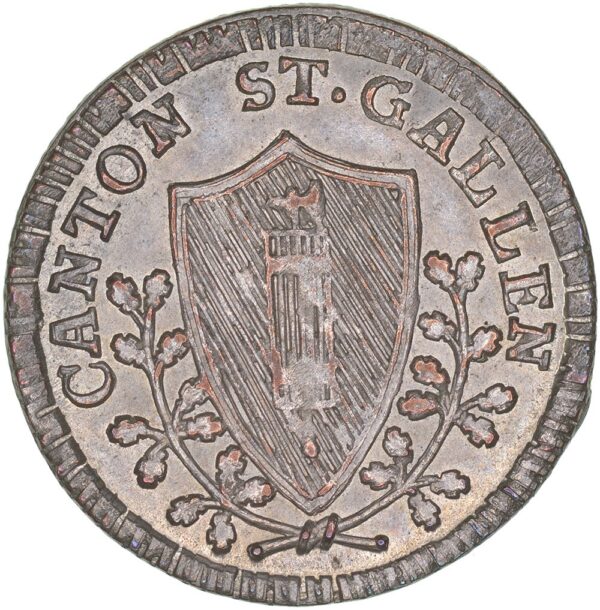 1491_1 St. Gallen, 1/2 Batzen, 1815, unz/stgl