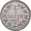 St. Gallen, 1/2 Batzen, 1815, unz/stgl