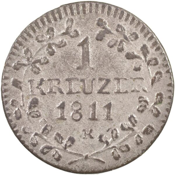 St. Gallen, 1 Kreuzer, 1811, vz-unz