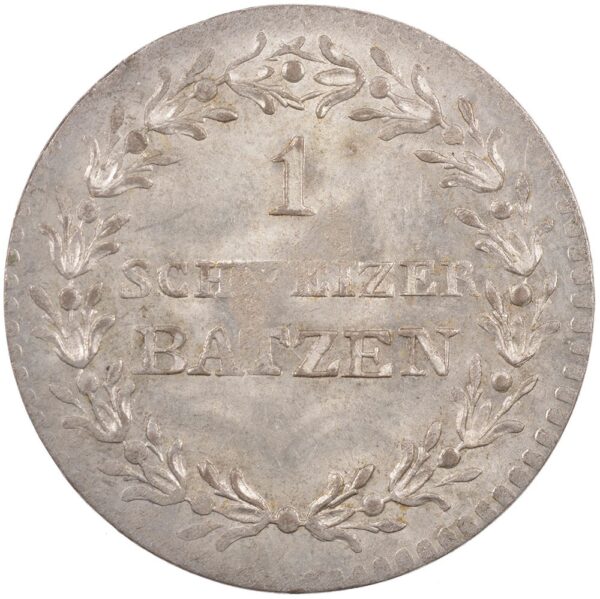 Schaffhausen, 1 Batzen, 1808, unz/stgl
