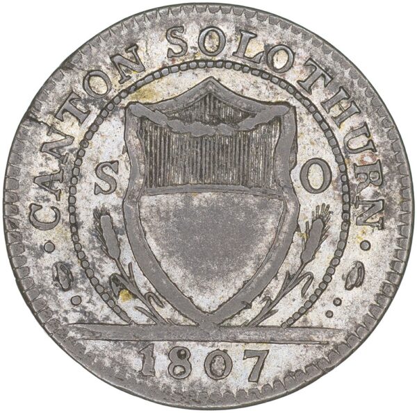 1564_1 Solothurn, 1 Batzen, 1807, vz-unz