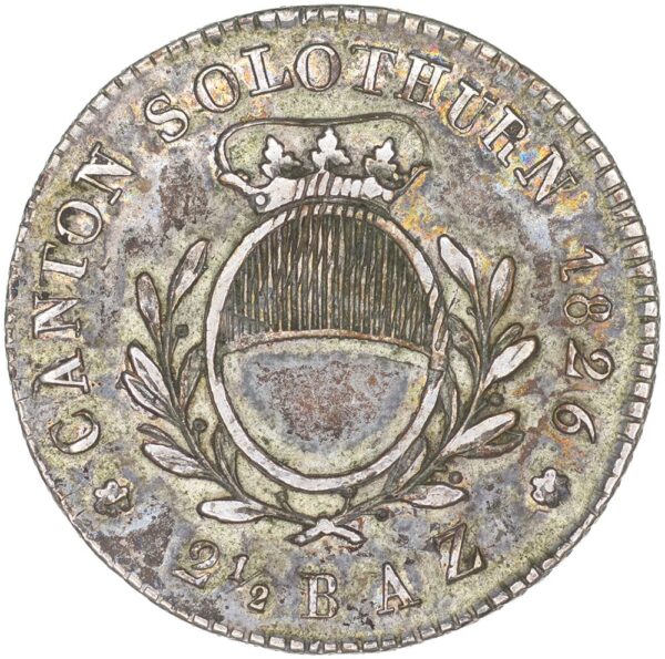 1565_1 Solothurn, 2 1/2 Batzen, 1826, vz