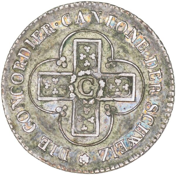 Solothurn, 2 1/2 Batzen, 1826, vz