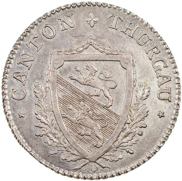 1571_1 Thurgau, 5 Batzen, 1808, vz-unz