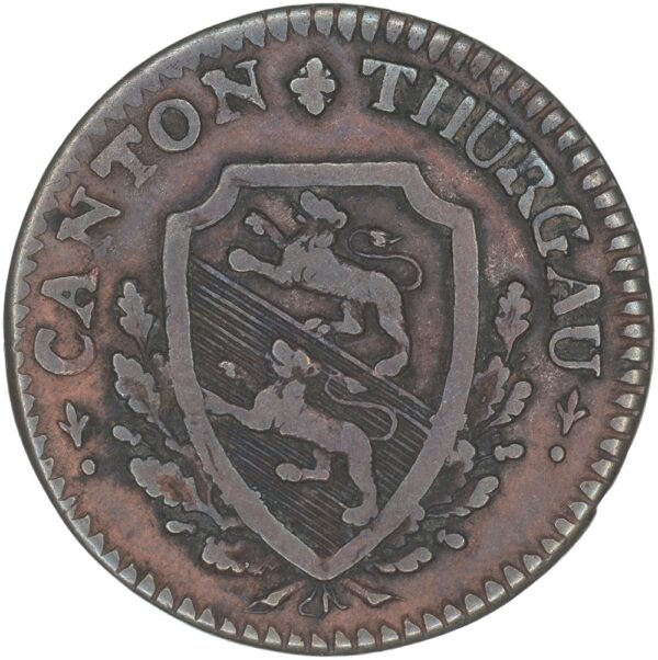 1574_1 Thurgau, 1/2 Batzen, 1808, ss-vz