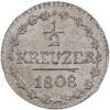 Thurgau, 1/2 Kreuzer, 1808, unz/stgl
