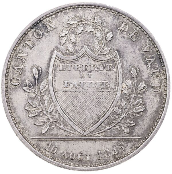 Waadt, 1 Franken, 1845, vz-unz