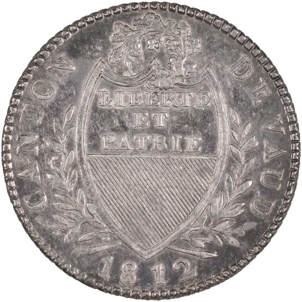 1609_1 Waadt, 5 Batzen, 1812, unz-
