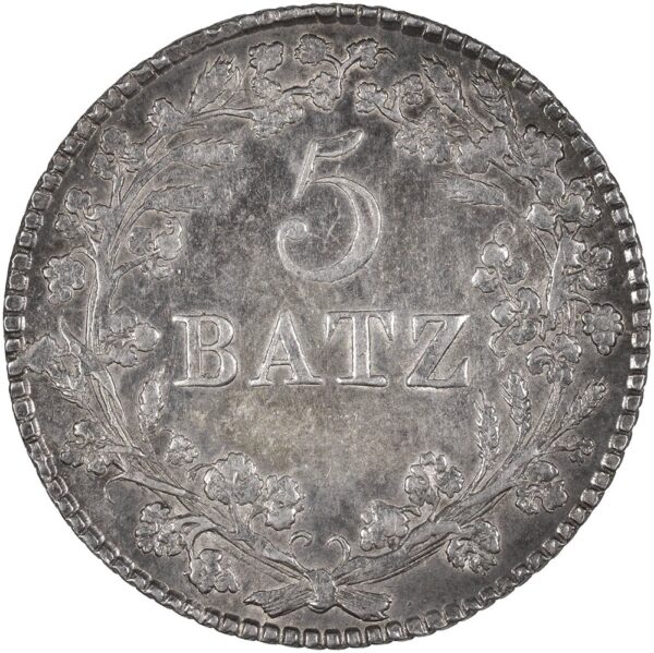 Waadt, 5 Batzen, 1812, unz-