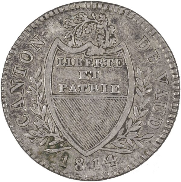 1610_1 Waadt, 5 Batzen, 1814, ss