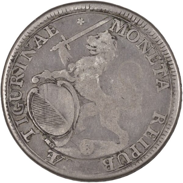 Zürich, 1/2 Taler, 1724, s-ss
