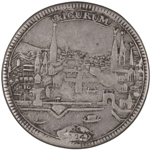 Zürich, 1/2 Taler, 1724, s-ss