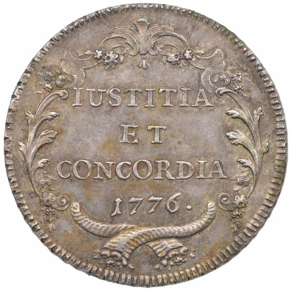 Zürich, 1/2 Taler, 1776, unz