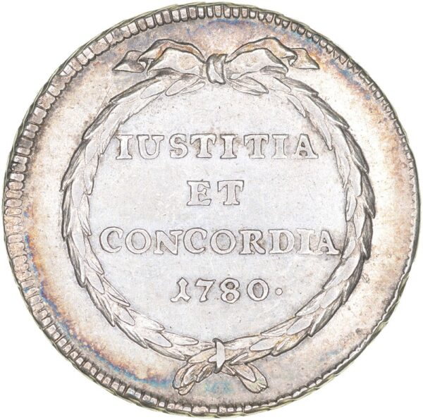 Zürich, 1/2 Taler, 1780, vz-unz