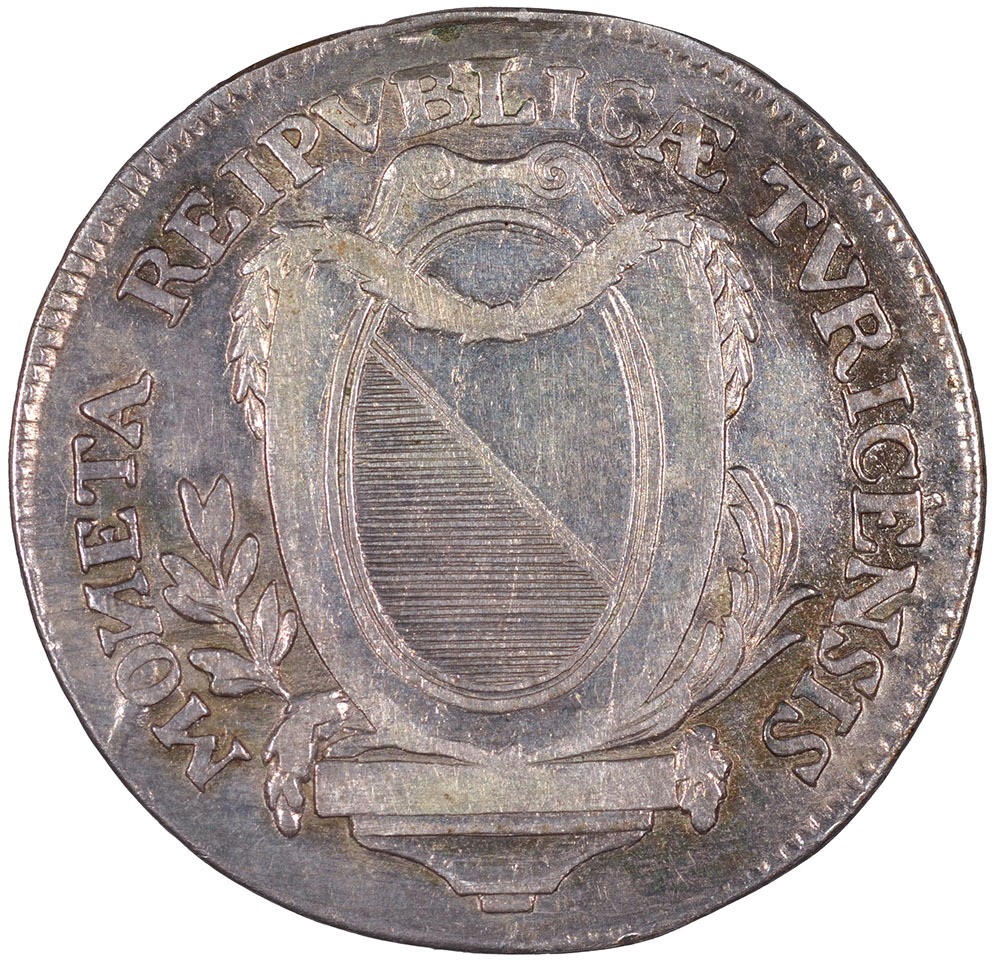 Zürich, 20 Schilling, 1792, vz