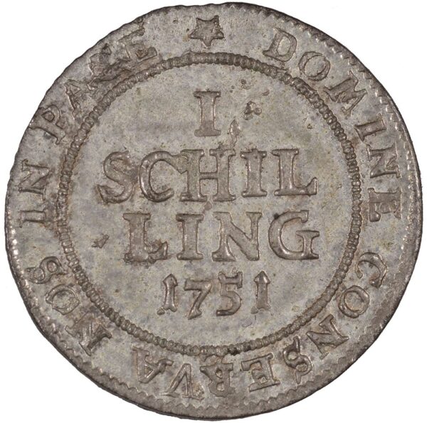 Zürich, Schilling, 1751, unz